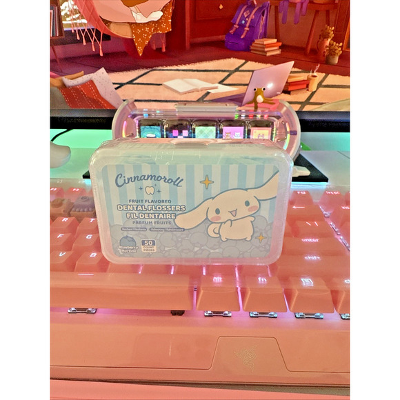 Sanrio Other - Sanrio Cinnamoroll Dental Flossers Blueberry Flavor 50 Sealed Oral Care Picks